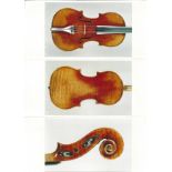 PIERRE SILVESTRE (b Sommervillers, 1801; d Lyon, 1859) A VIOLIN AFTER STRADIVARI LYON 1846 labelled