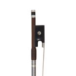 NICOLAS MAIRE (b Mirecourt, 1800; d Paris, 1878) A SILVER-MOUNTED VIOLIN BOW PARIS circa 1860 round