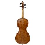 A VIOLIN PROBABLY DUTCH 18TH CENTURY labelled Marcus, Antonius, Cerin, Alumnus, Anselmii, Belosii,