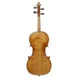 ATTRIBUTED TO CARLO FERDINANDO LANDOLFI (Milan, fl 1748-c1775) A VIOLIN the table probably