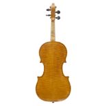 ANTONIO CAVALAZZI (b Bagnacavallo, 1905; fl Ravenna) A VIOLIN RAVENNA 1968 labelled with signature