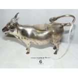 An Edwardian silver cow creamer - London 1903 - 12cm