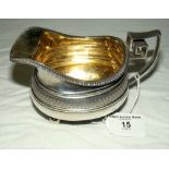 A George III silver cream jug - London 1808