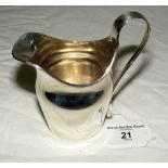 A George III silver cream jug - London 1796