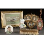 A COLLECTION OF MINIATURE PORTRAITS AND SCENES, LATE 19TH/EARLY 20TH CENTURY. Comprising a