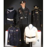 A GROUP OF RUSSIAN SOVIET NAVAL UNIFORMS, CIRCA 1940-1985. Including Officer’s summer service