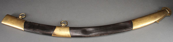 A NAPOLEONIC FRENCH STYLE MARINE IMPERIAL GUARD SABRE. The curved blade with three quarters length - Image 5 of 5