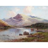 ALFRED FONTVILLE DEBREANSKI, JR (British 1877-1957) Loch Etive Oil on canvas Signed lower right and