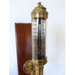 A Brass Marine Stick Barometer by R N De