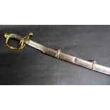 A 19th Century Cavalry Sabre with Brass