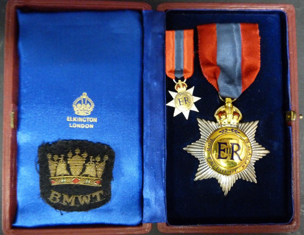 An Imperial Service Order, presented to