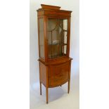 An Edwardian Satinwood Marquetry Inlaid Side Cabinet,