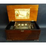 A 19th Century Swiss Music Box playing Ten Airs,