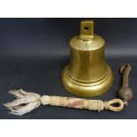 A Bronze Ship's Bell inscribed GRV1 and EAF,