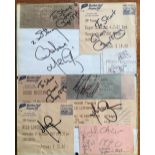 A Collection of Various Signed Events Ti