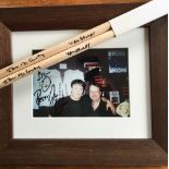 A Pair of Signed Drum Sticks by The Yard