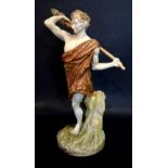 A Royal Worcester Porcelain Figure 'Saturn' 25cms tall