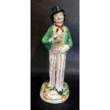 An Early 19th Century Staffordshire Double Sided Figure, Water and Gin,