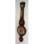 A 19th Century Mahogany Wheel Barometer