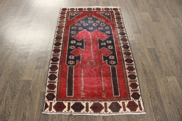 A North West Persian Woollen Rug with an