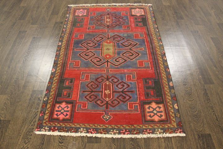 A North West Persian Woollen Rug with a