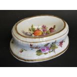 A 19th Century Meissen Porcelain Salt of