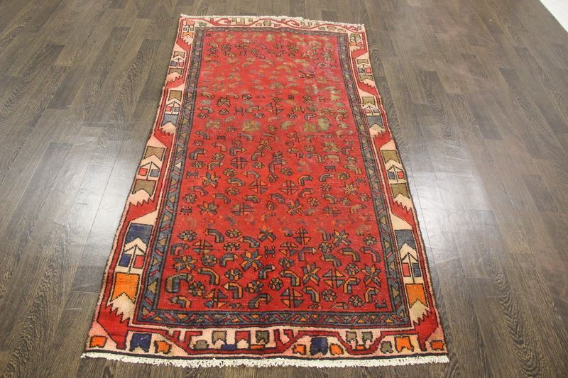 A North West Persian Woollen Rug with an