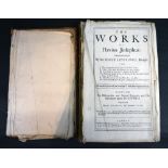 One Volume 'The Works of Flavius Josephus' translated into English by Sir Roger L'Estrange Knight,