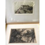 John George Mathieson STERLING CASTLE FROM GREYFRIARS Etching,