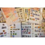 A Collection of GB and World Stamps to include a 1948 Silver Wedding £1