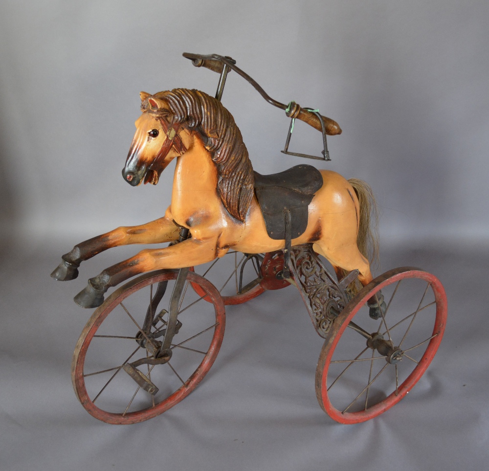 A Tricycle In The Form Of A Horse (early metal work),