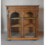 An Early 19th Century Oak Dwarf Bookcase