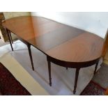 A Regency Mahogany Extending Dining Tabl