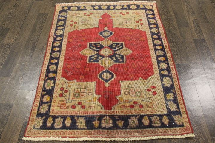 A North West Persian Woollen Rug with a