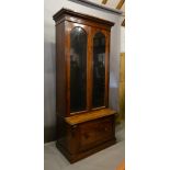 A William IV Rosewood Bookcase, the moul