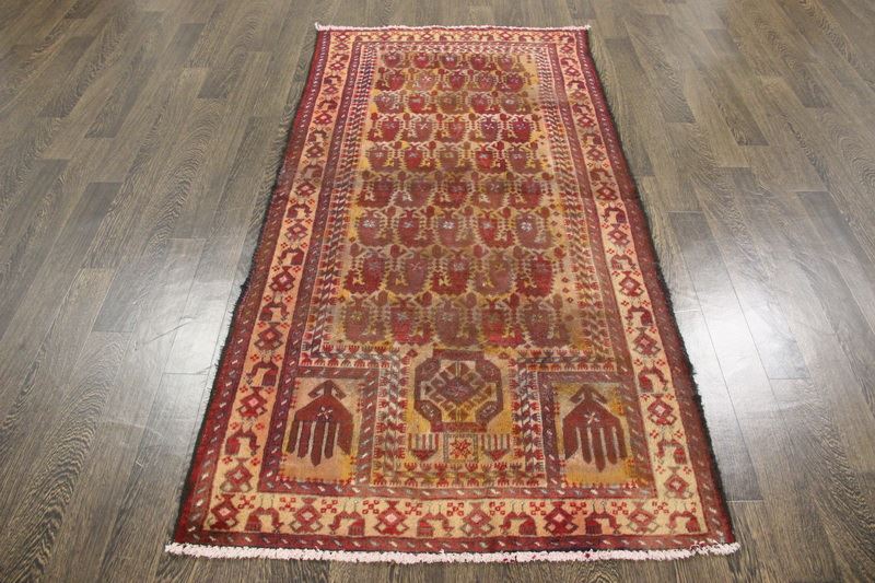 A North West Persian Woollen Rug with an