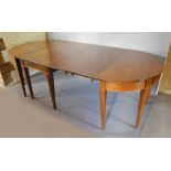 A George III Mahogany Extending Dining T