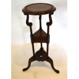 A George III Mahogany Wash Stand, the ci