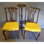 A Pair of Mahogany Chippendale Style Sid