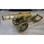A Heavy Brass Model Cannon