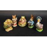 A Beswick Beatrix Potter Figure in the form of Jeremy Fisher, with gold mark,