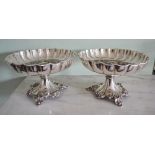 A Pair of Victorian Silver Comports,