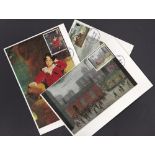 Great Britain - 1967 (10 July)  Three Maxi Cards.  Mare + foals, George Stubs coming out of