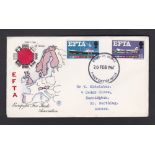 Great Britain - 1967 (20 Feb)  E.F.T.A. With normal FDI on Stuart illustrated FDC, t/a.