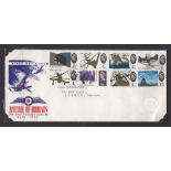 Great Britain - 1965 (13 Sept)  Battle of Britain Somerset c.d.s. on illustrated FDC, t/a.