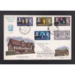 Great Britain - 1964 (23 Apr)  Shakespeare FDC with Colchester c.d.s., t/a.