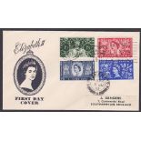 Great Britain - 1953 (3 Jun)  Coronation Long Live the Queen slogan on illustrated FDC.  p/a.