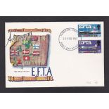 Great Britain - 1967 (20 Feb)  E.F.T.A. Phosphor FDC, FDI handstamp, u/a.