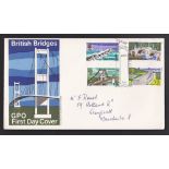 Great Britain - 1968 (29 Apr)  Bridges with Bridge special h/s on illustrated FDC, h/a.