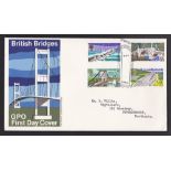 Great Britain - 1968 (29 Apr)  Bridges with Philatelic Bureau handstamp on G.P.O. FDC, t/a.